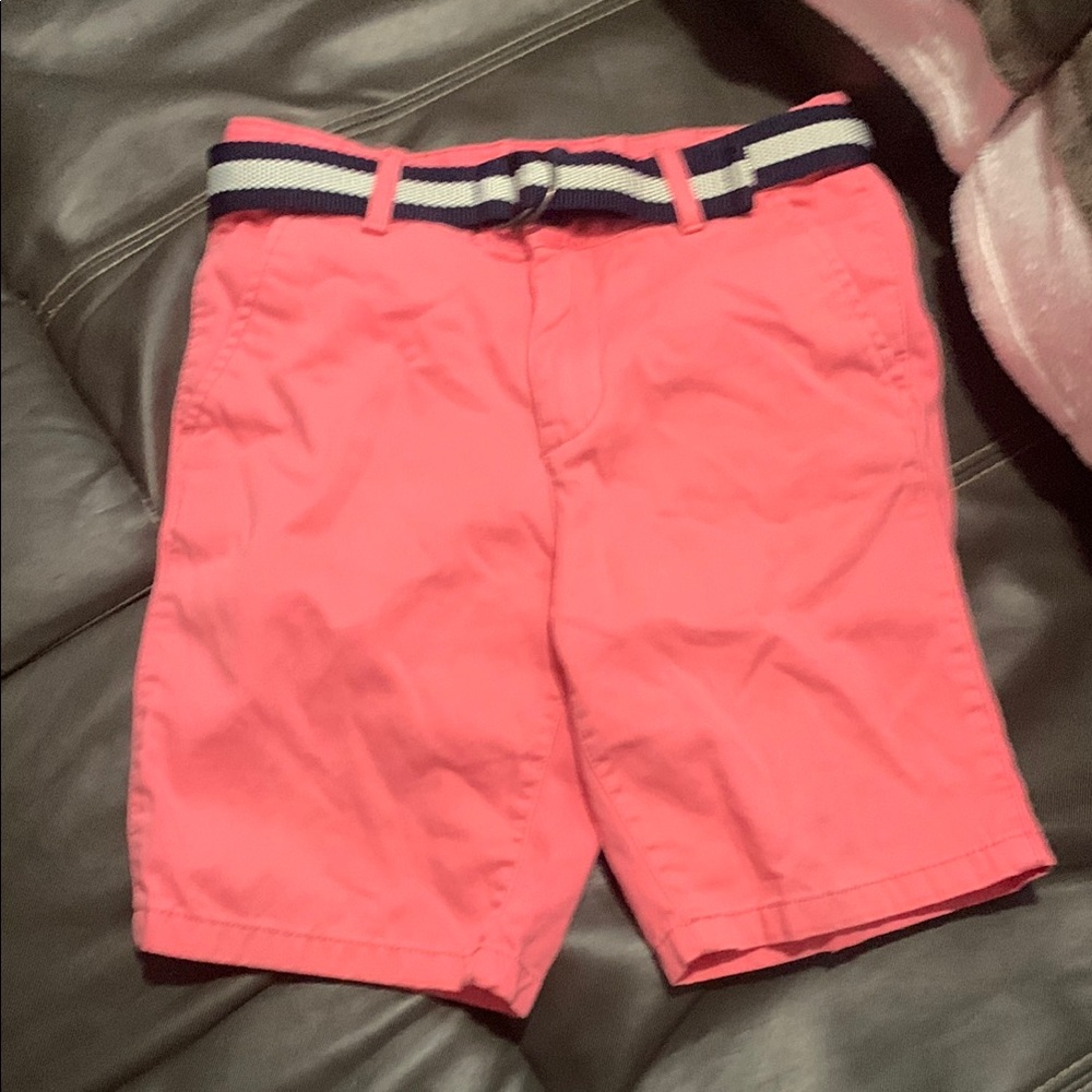 Pink Shorts with Belt